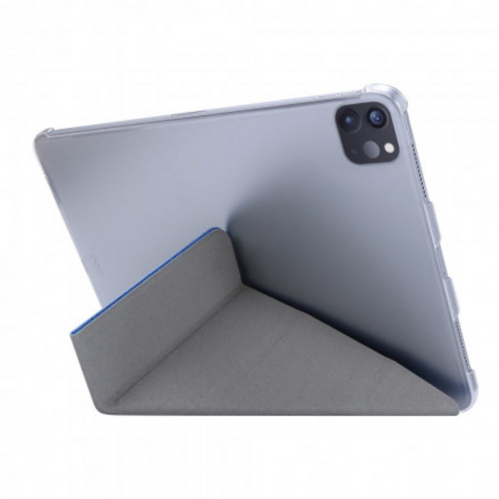 Schutzhülle Für iPad Pro 12.9" (2024) (2024) (2018) Kunstleder Mit Seidenstruktur