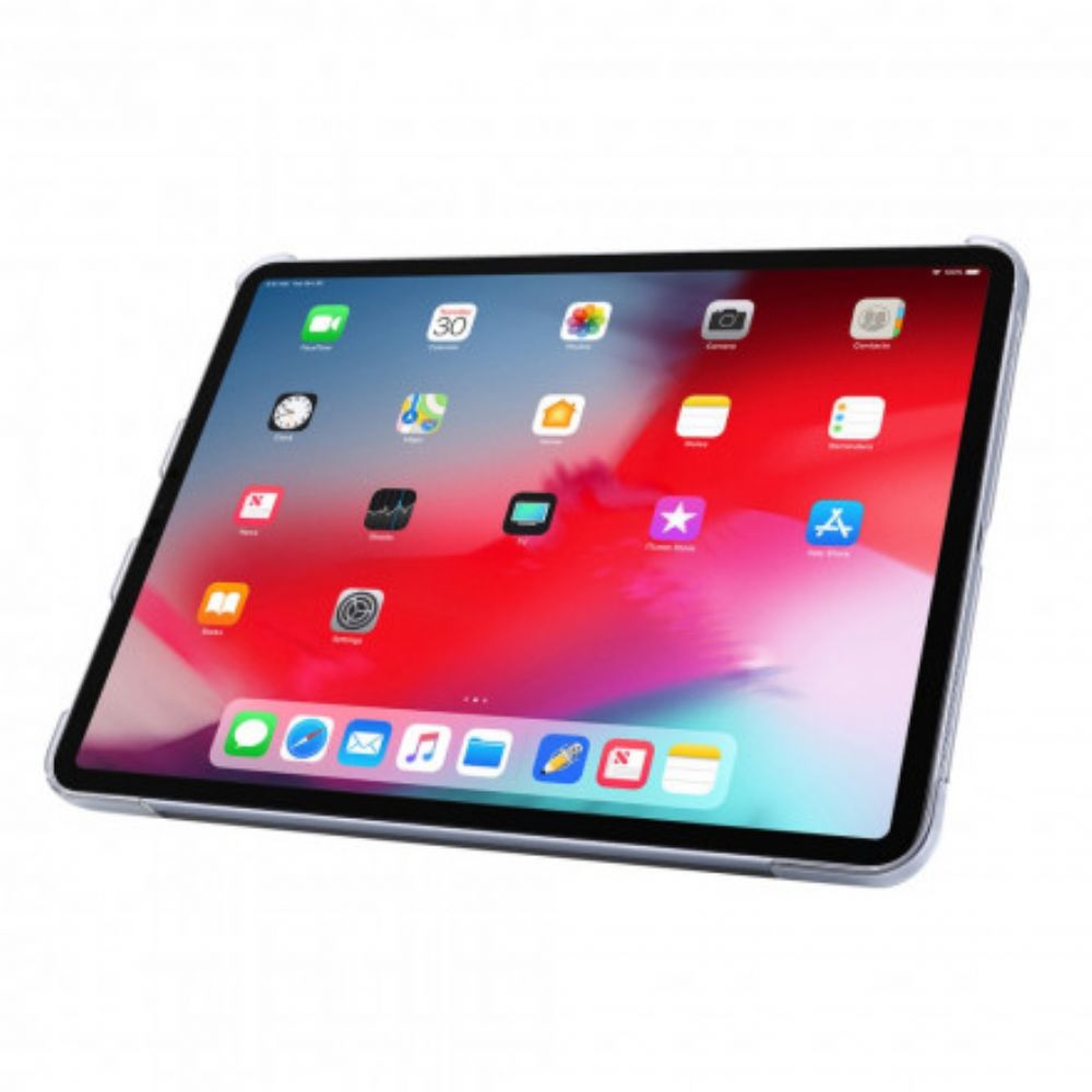 Schutzhülle Für iPad Pro 12.9" (2024) (2024) (2018) Kunstleder Mit Seidenstruktur