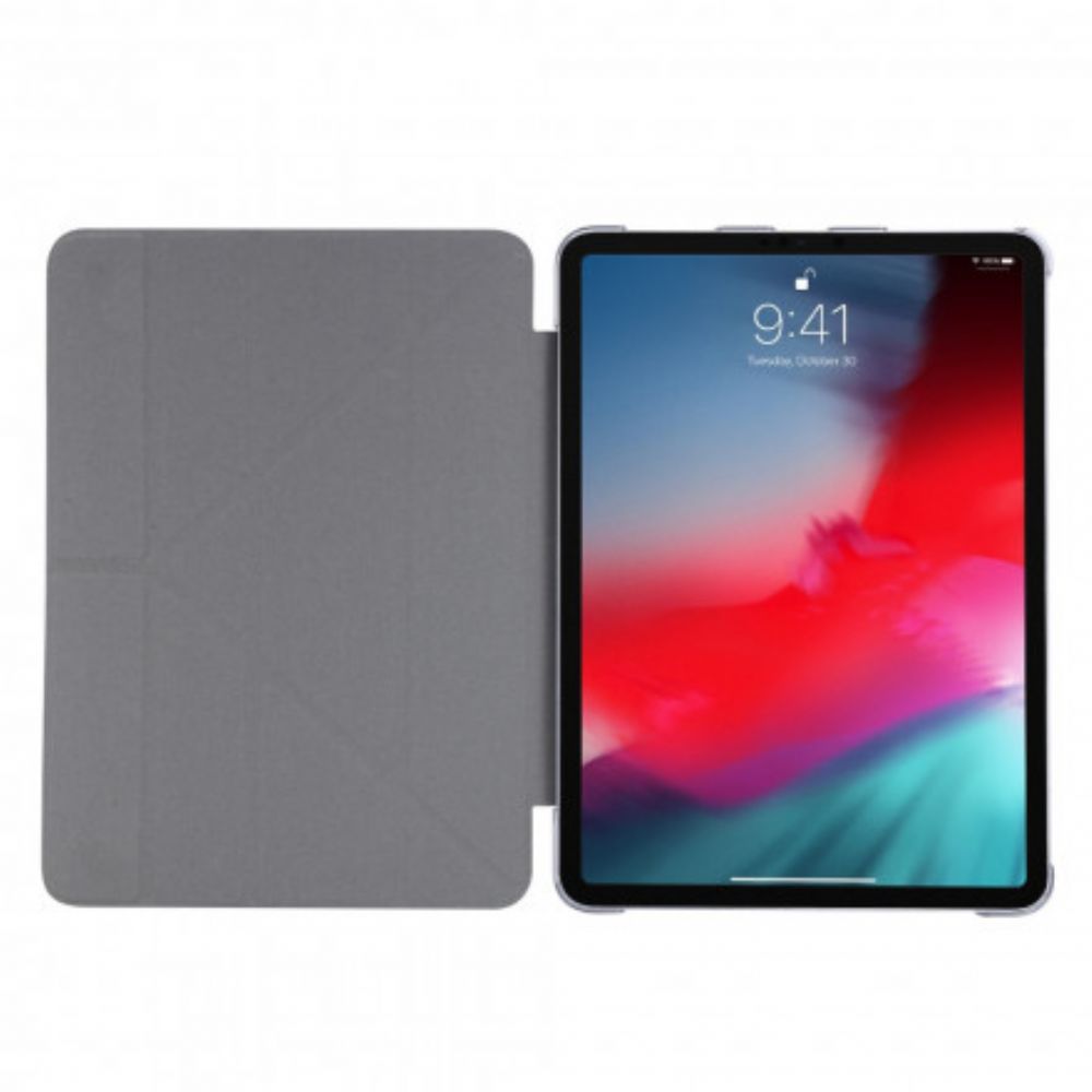 Schutzhülle Für iPad Pro 12.9" (2024) (2024) (2018) Kunstleder Mit Seidenstruktur