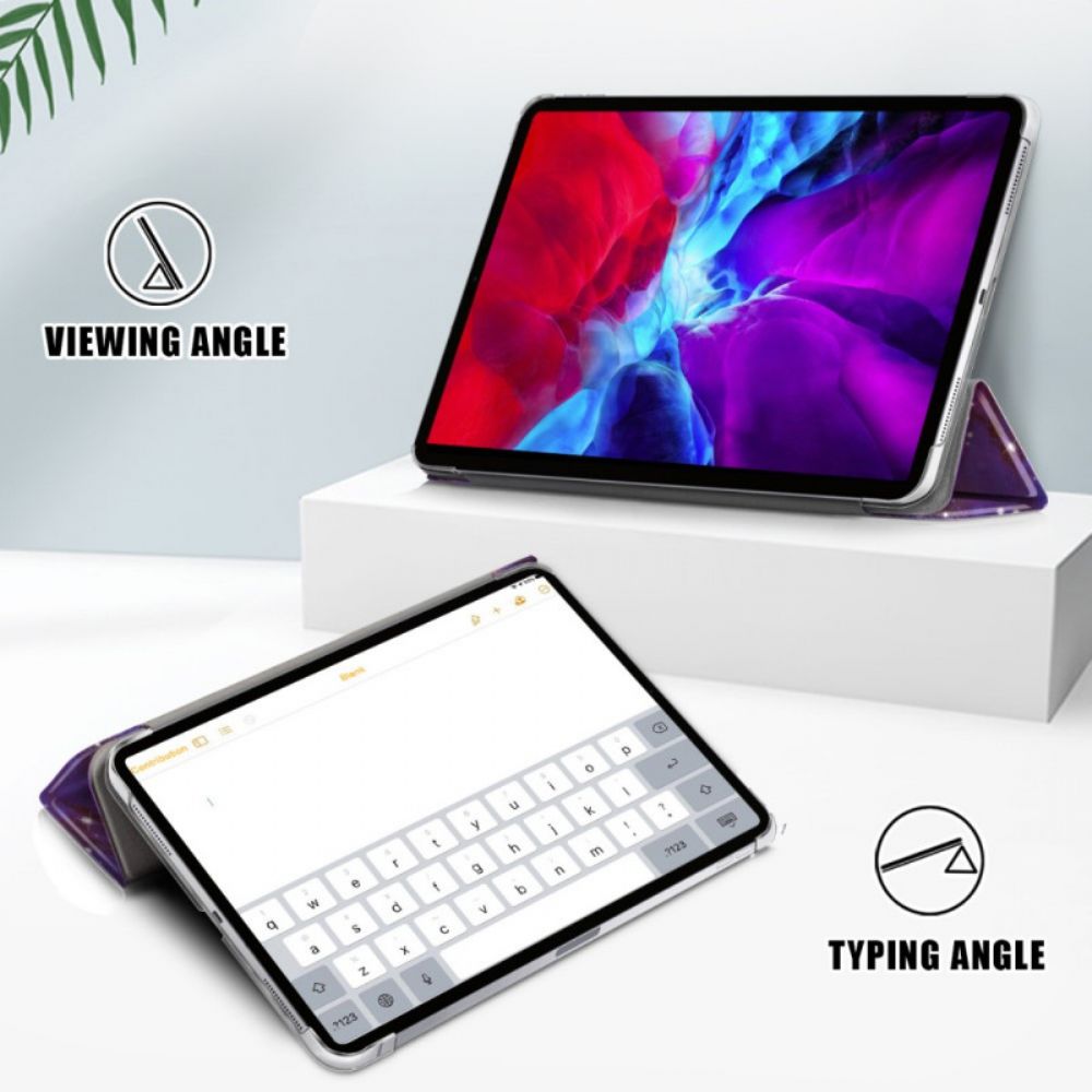 Schutzhülle Für iPad Pro 12.9" (2024) (2024) (2018) Transparentes Hinteres Universum