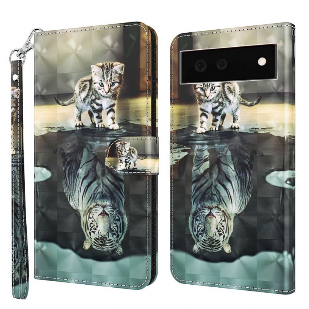 Flip Case Für Google Pixel 6 Ernst Und Reflexion
