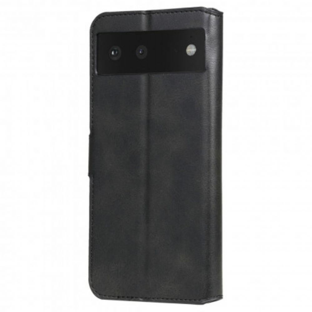 Flip Case Für Google Pixel 6 Kunstleder Neue Farben