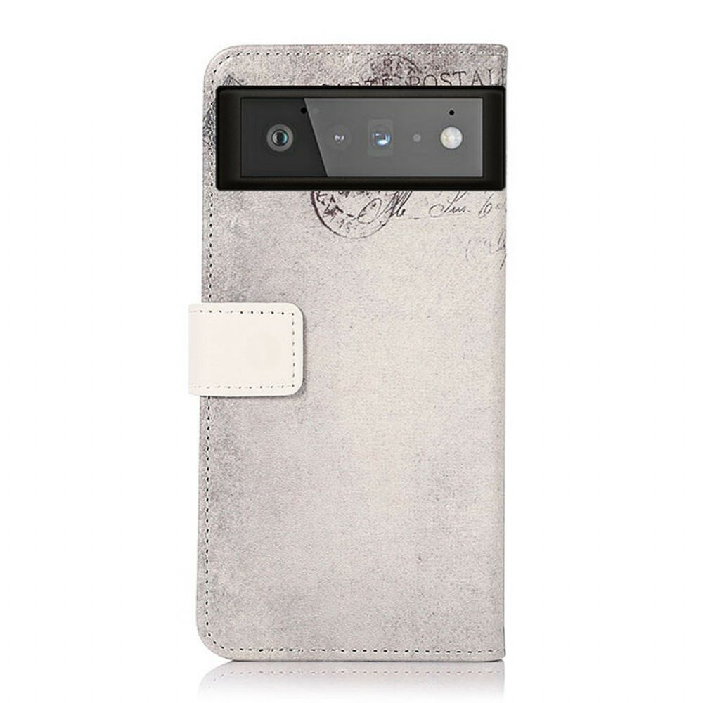 Flip Case Für Google Pixel 6 Reisekat