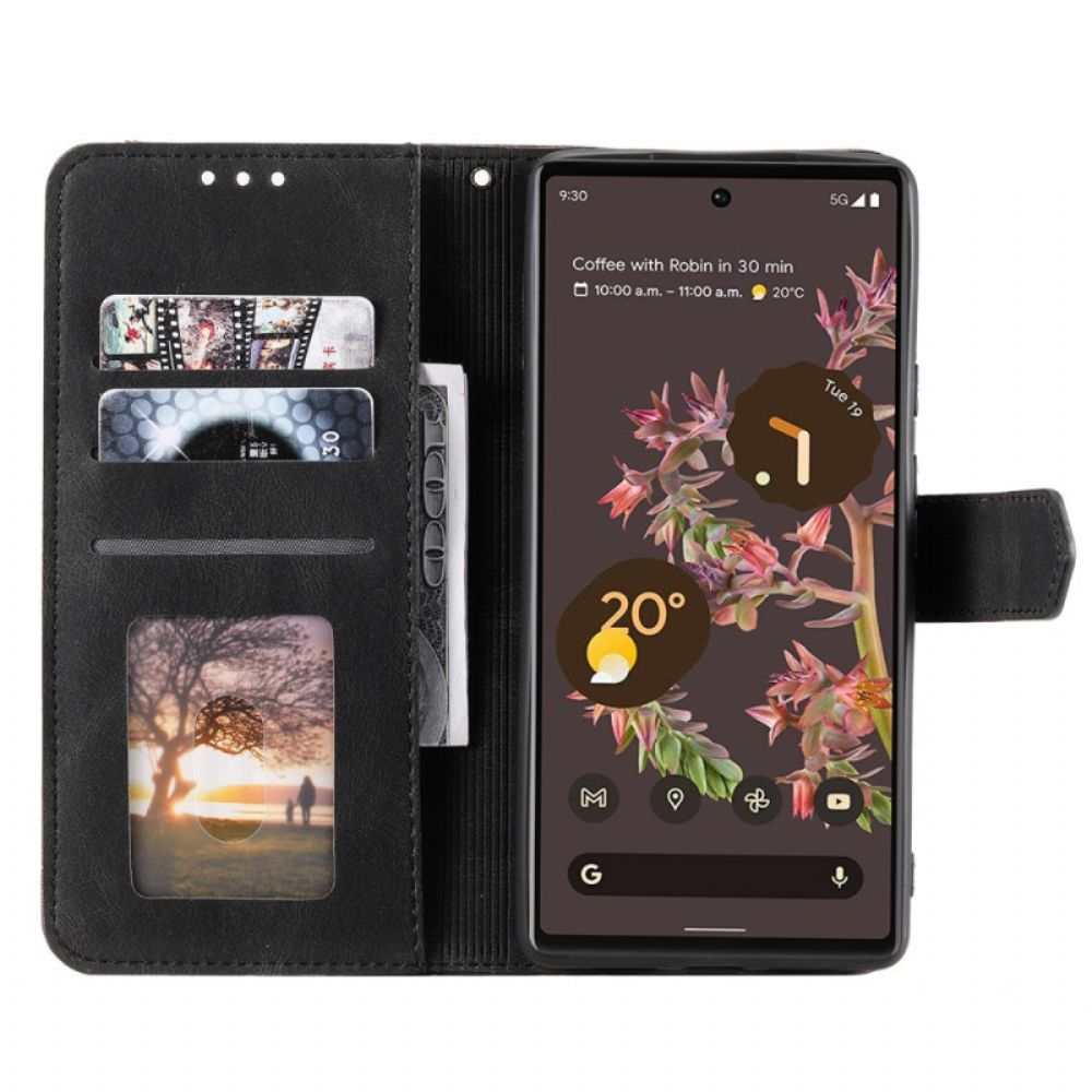 Lederhüllen Für Google Pixel 6 Skin-touch-nähte