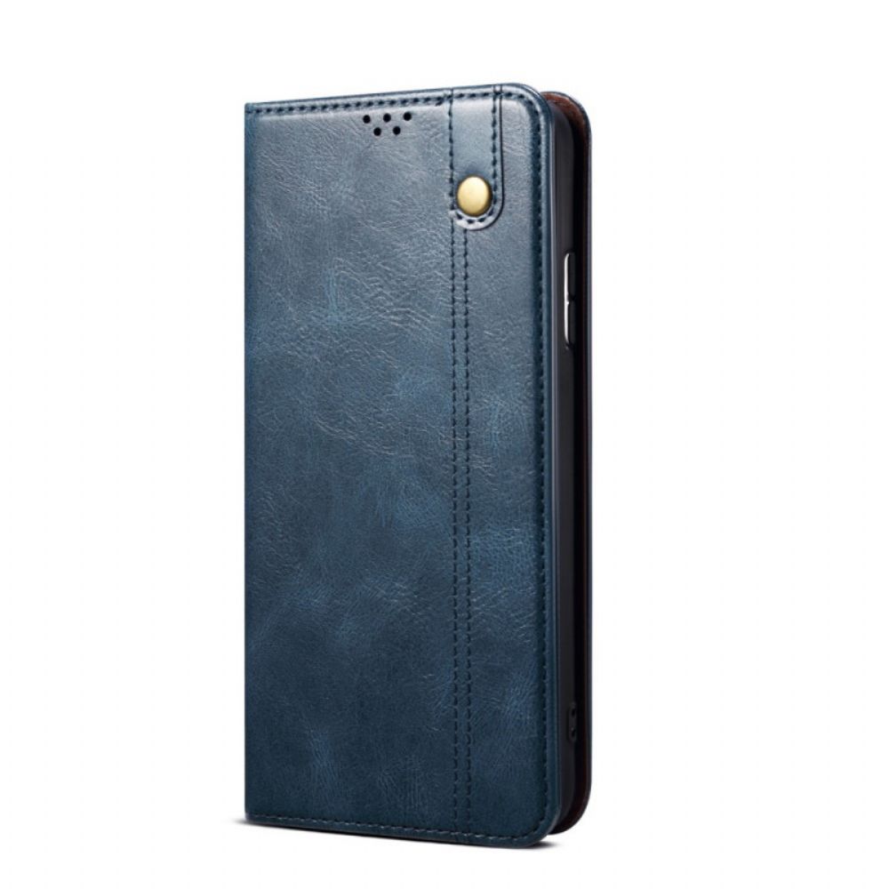 Schutzhülle Für Google Pixel 6 Flip Case Gewachstes Kunstleder