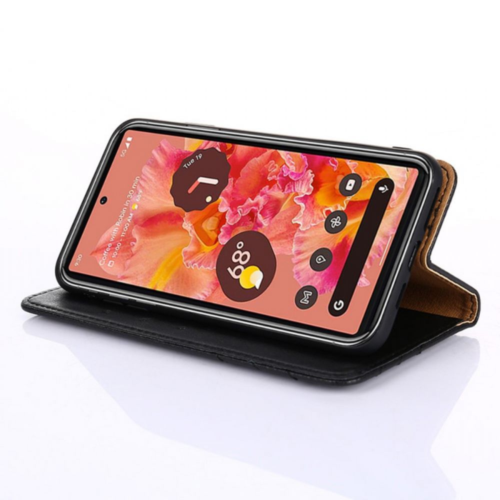 Schutzhülle Für Google Pixel 6 Flip Case Lederoptik Mit Nieten