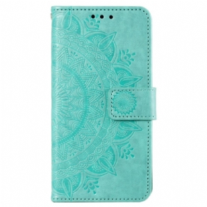 Lederhüllen Sony Xperia 10 Vi Handyhülle Mandala-riemenmuster