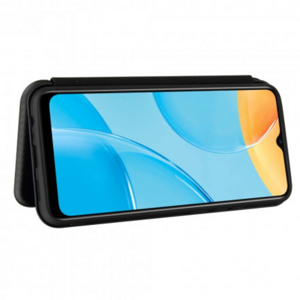Schutzhülle Für Oppo A15 Flip Case Farbiges Carbon-silikon