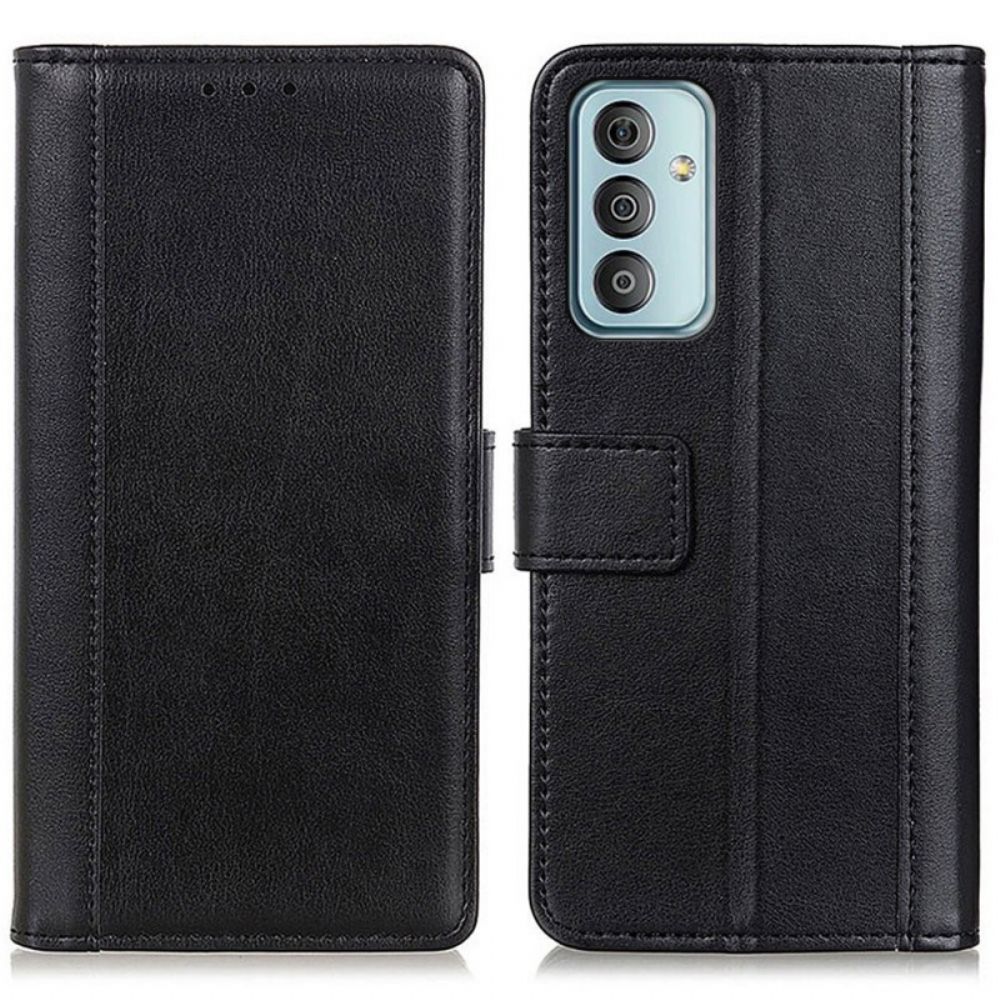 Flip Case Für Samsung Galaxy M23 5G Leder-stil