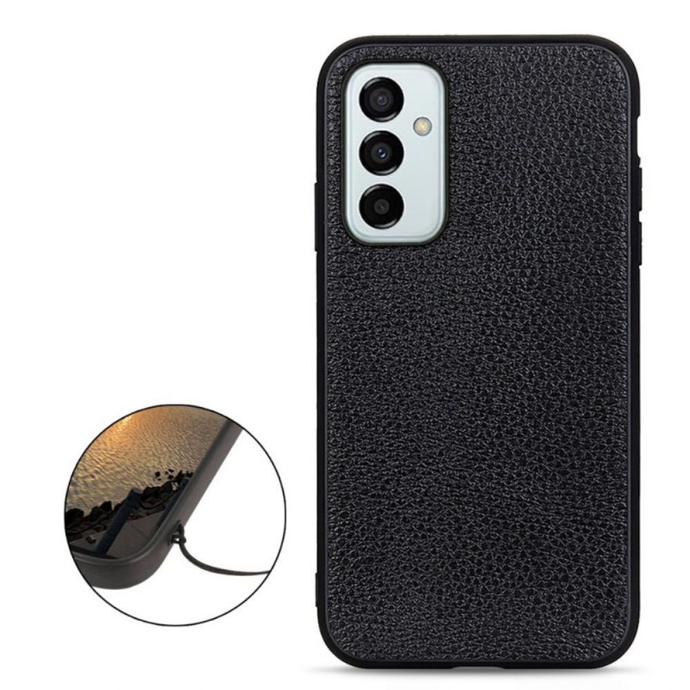 Hülle Für Samsung Galaxy M23 5G Echtes Litschi-leder