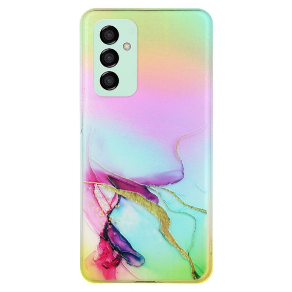 Hülle Für Samsung Galaxy M23 5G Lasereffekt-marmor