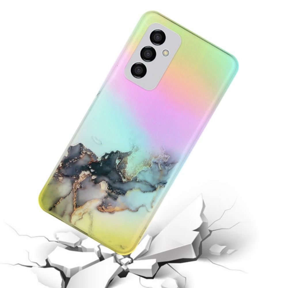 Hülle Für Samsung Galaxy M23 5G Lasereffekt-marmor