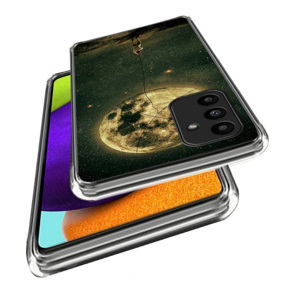 Hülle Samsung Galaxy A15 Handyhülle Mann Im Mond