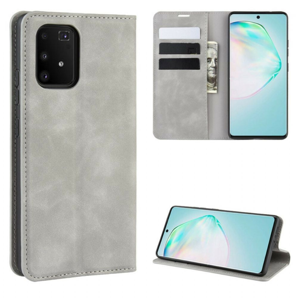 Schutzhülle Für Samsung Galaxy S10 Lite Flip Case Weicher Ledereffekt