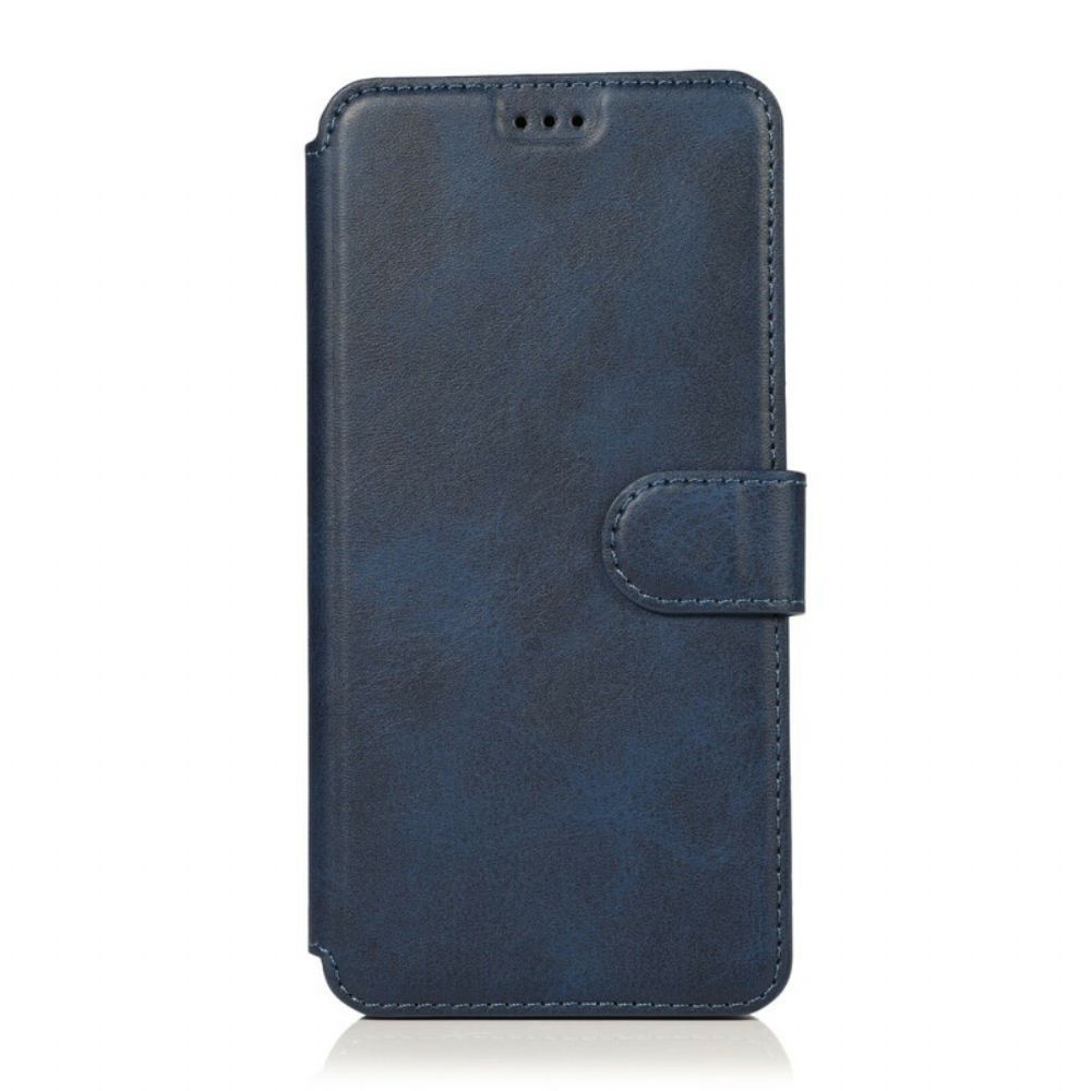 Flip Case Für Samsung Galaxy A70 Luxus-leder-effekt