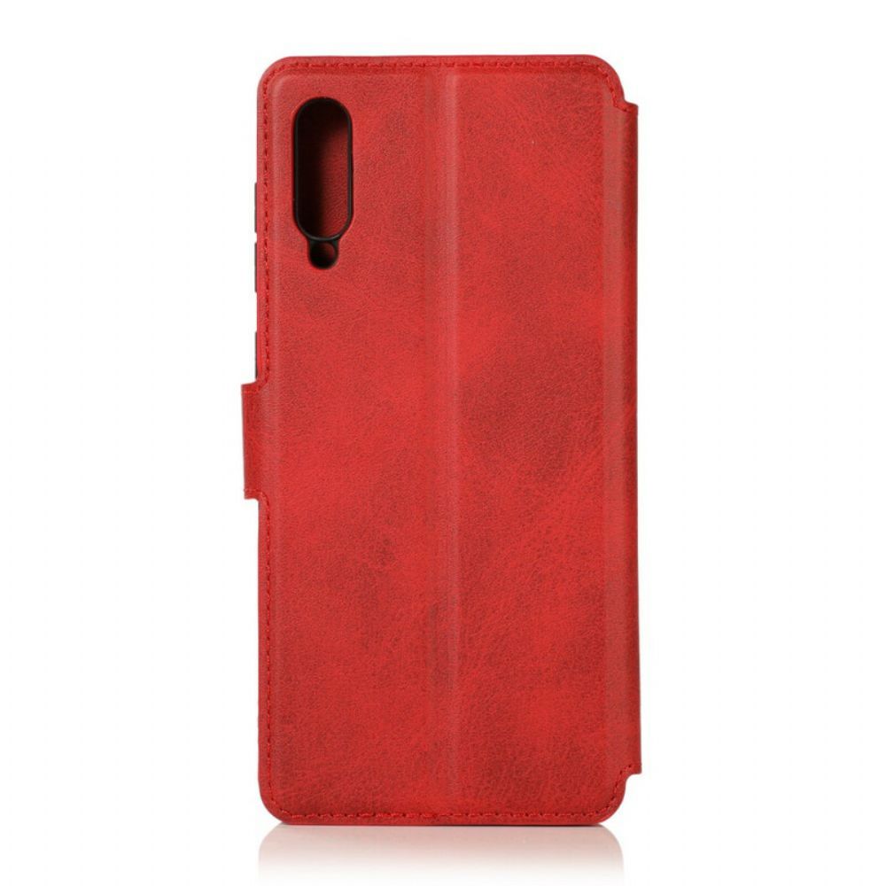 Flip Case Für Samsung Galaxy A70 Luxus-leder-effekt