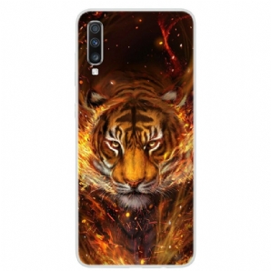 Handyhülle Für Samsung Galaxy A70 Feuertiger