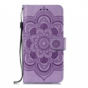 Lederhüllen Für Samsung Galaxy A70 Vollständiges Mandala