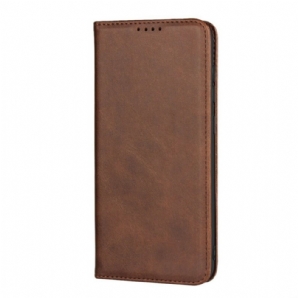 Schutzhülle Für Samsung Galaxy A70 Flip Case Nüchterner Lederstil