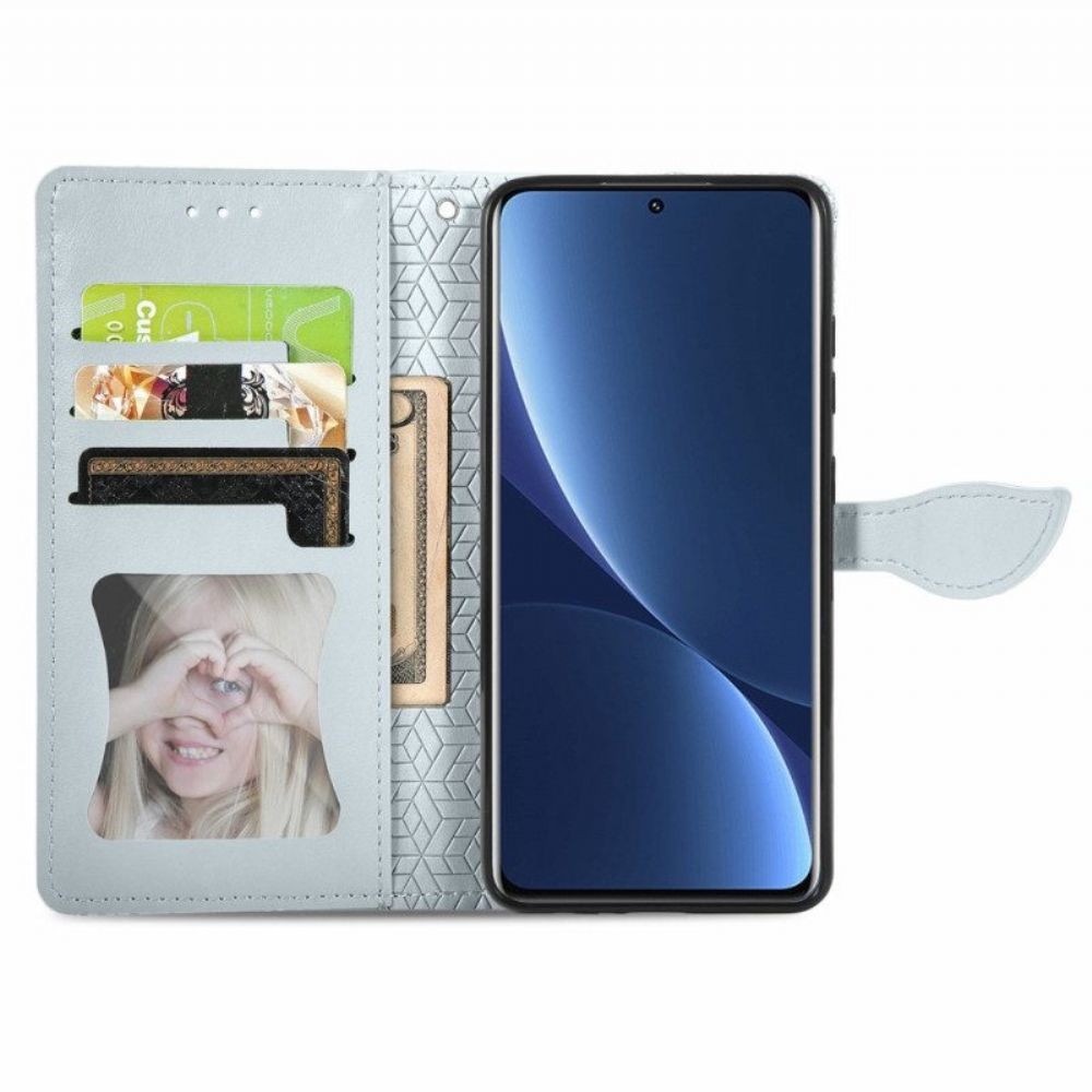 Lederhüllen Für Xiaomi 12T / 12T Pro Stammesblätter