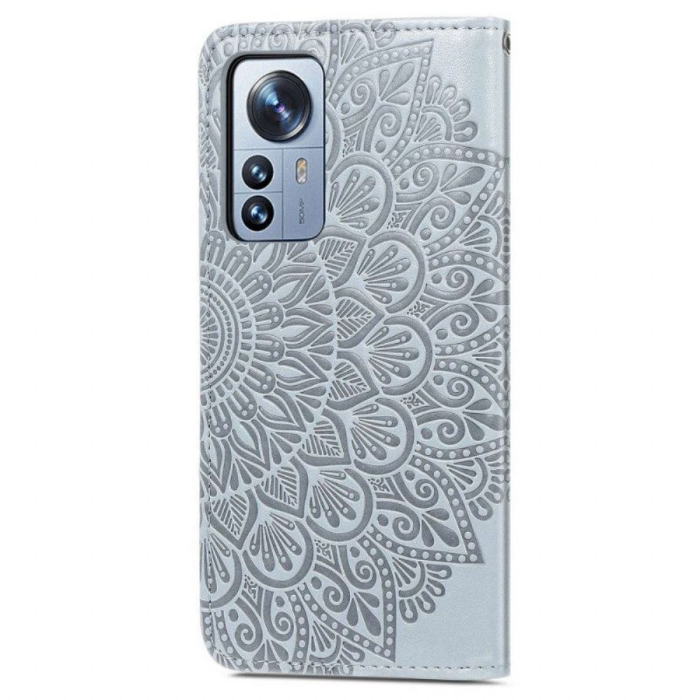 Lederhüllen Für Xiaomi 12T / 12T Pro Stammesblätter