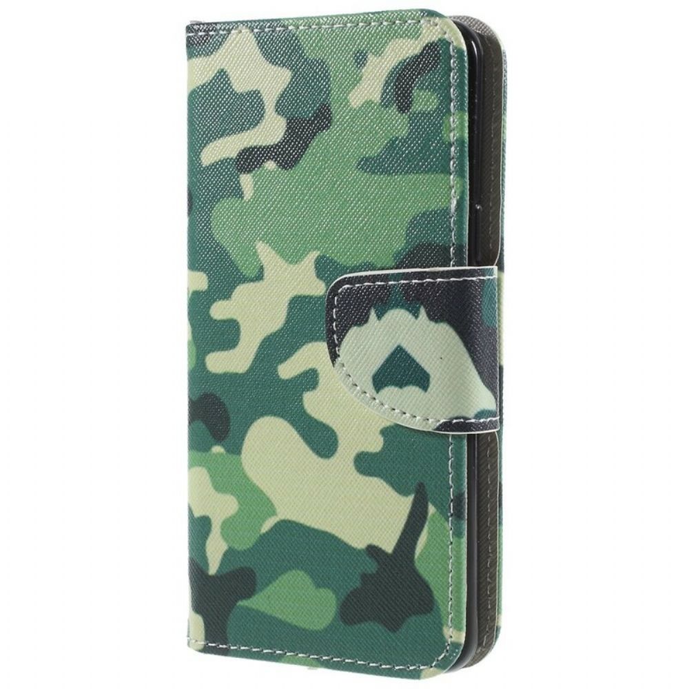 Flip Case Für Samsung Galaxy S9 Militärische Tarnung