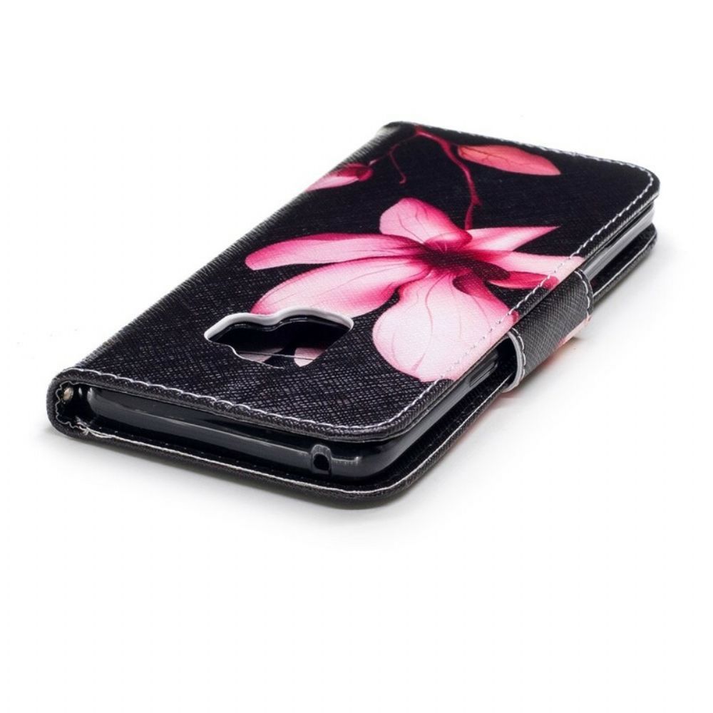 Flip Case Für Samsung Galaxy S9 Rosa Blume