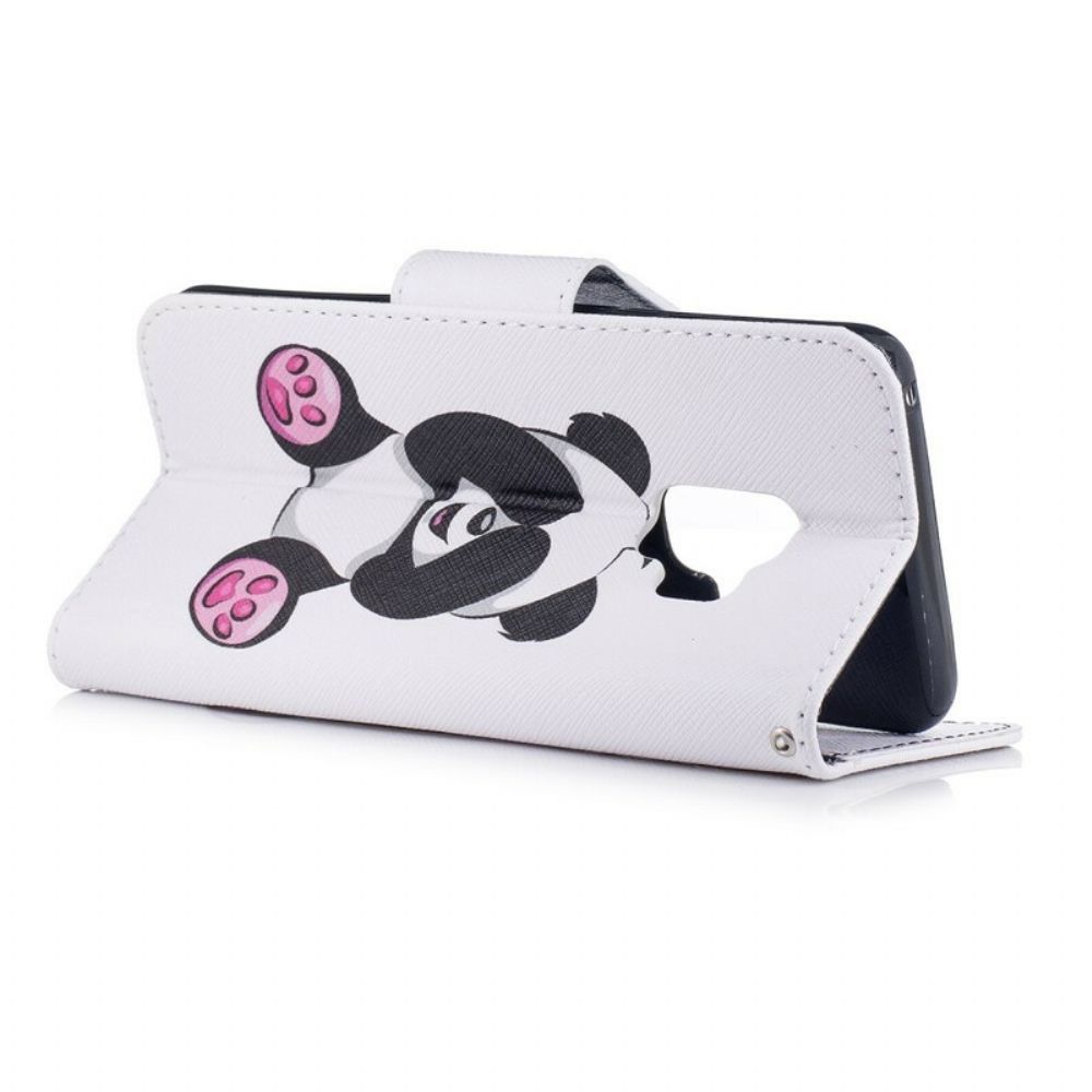 Lederhüllen Für Samsung Galaxy S9 Panda-spaß