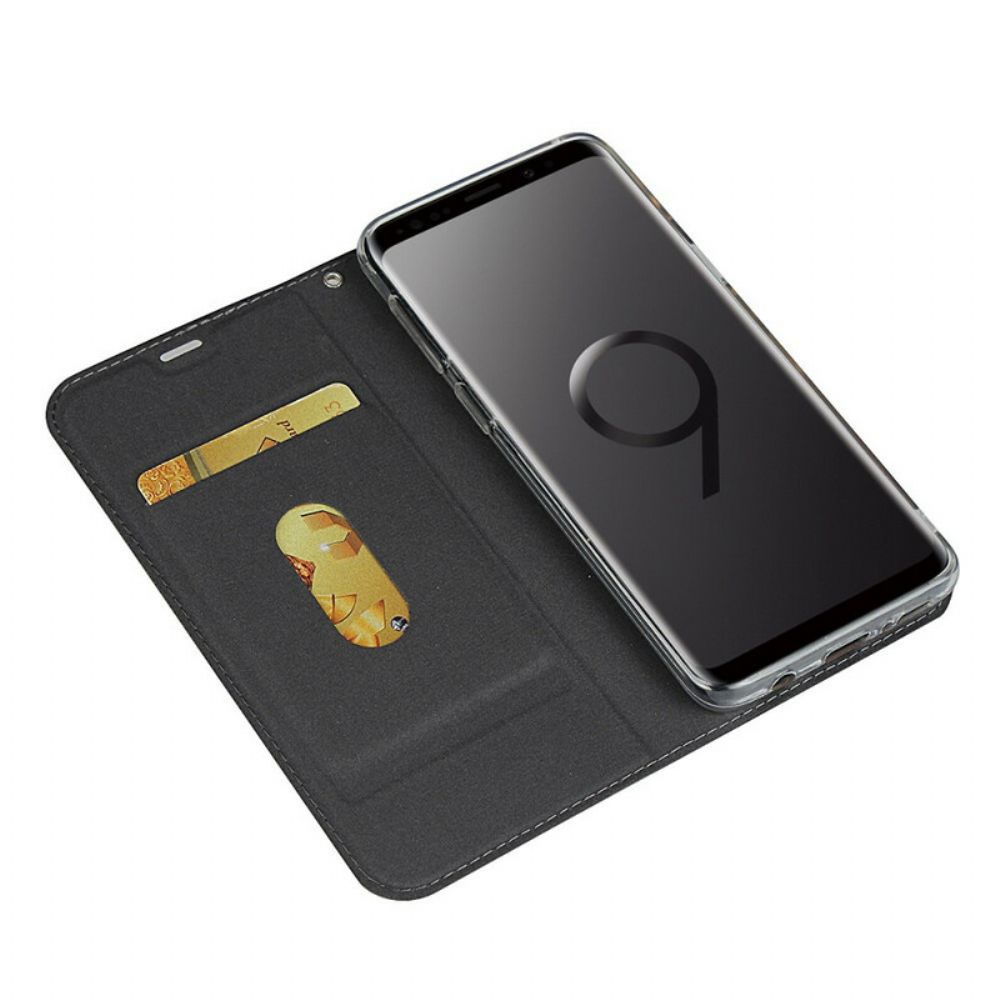 Schutzhülle Für Samsung Galaxy S9 Mit Kordel Flip Case Kunstleder Klasse Mit Riemen
