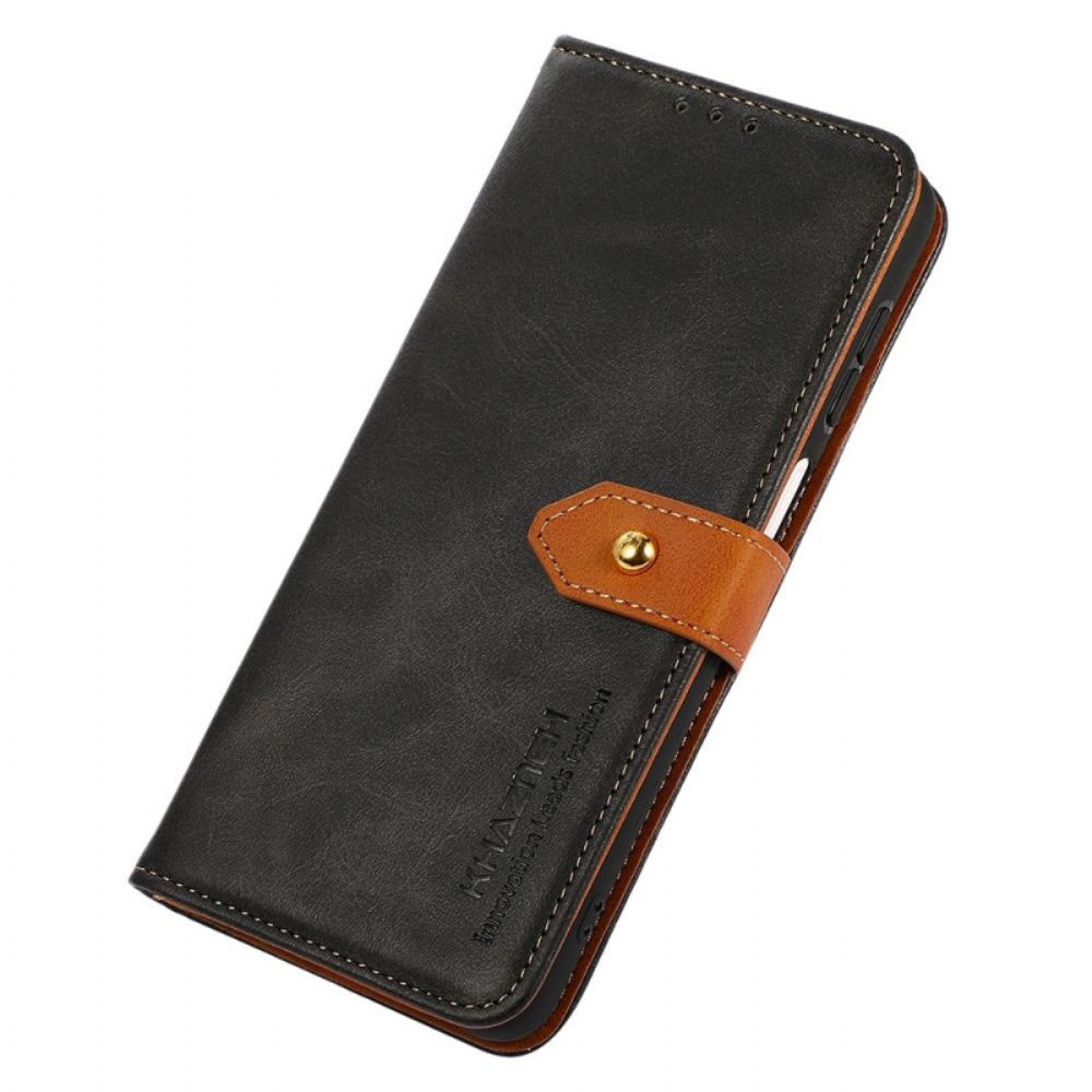 Flip Case Für Realme GT Neo 3 Kunstleder Khazneh