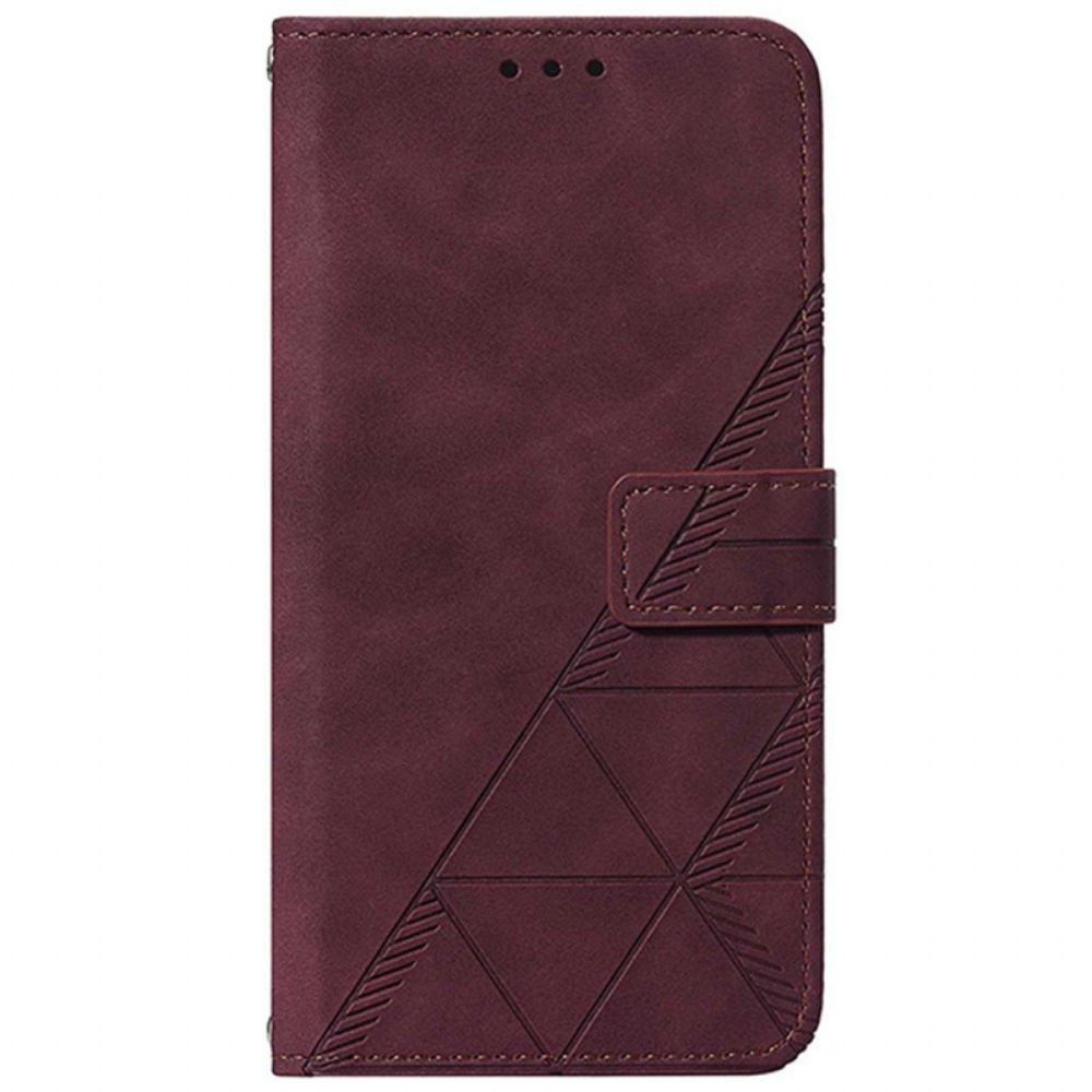 Lederhüllen Für Realme GT Neo 3 Geometrische Muster