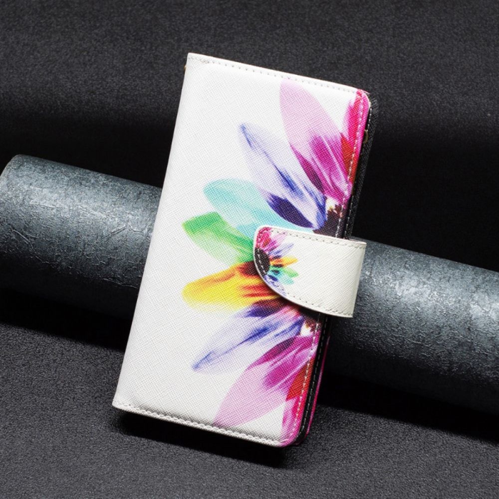 Lederhüllen Für Realme GT Neo 3 Mehrfarbige Blume