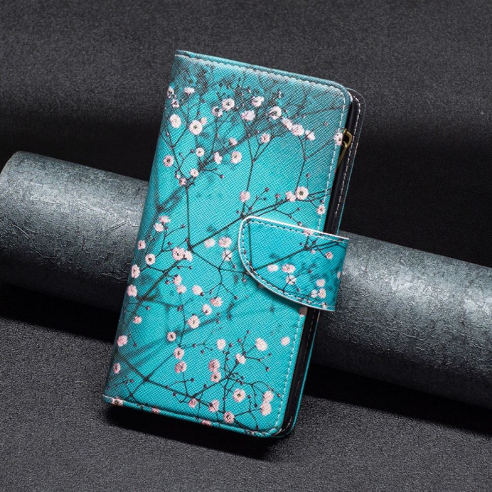 Lederhüllen Für Realme GT Neo 3 Mitternachtsblumen