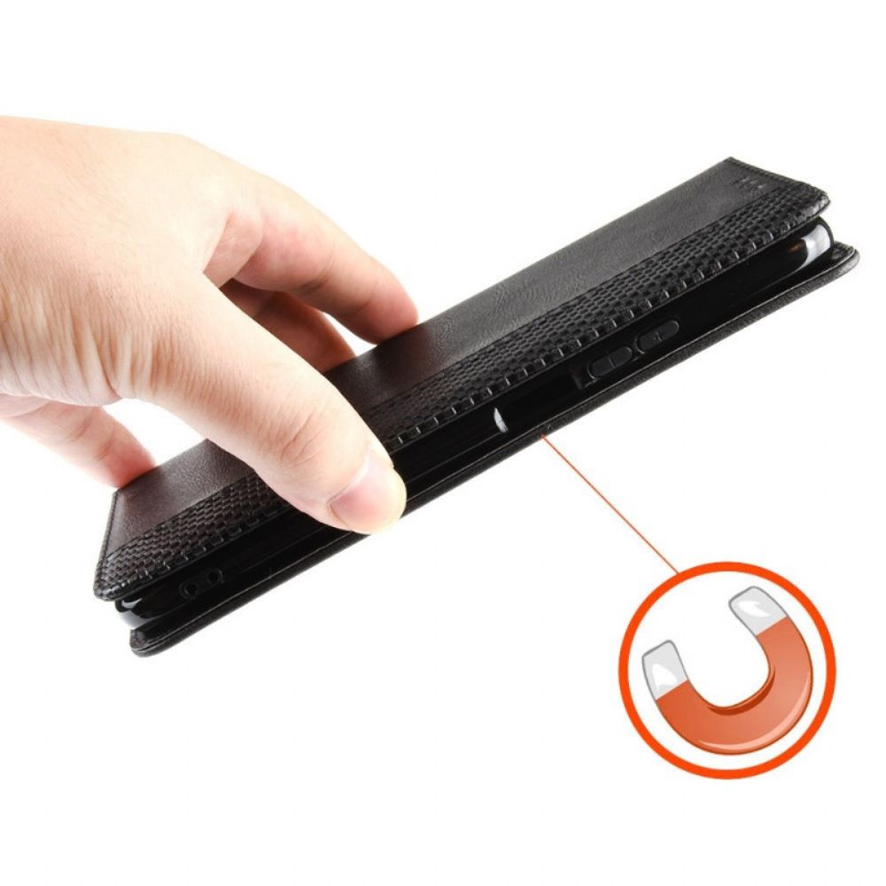 Schutzhülle Für Realme GT Neo 3 Flip Case Retro-textur