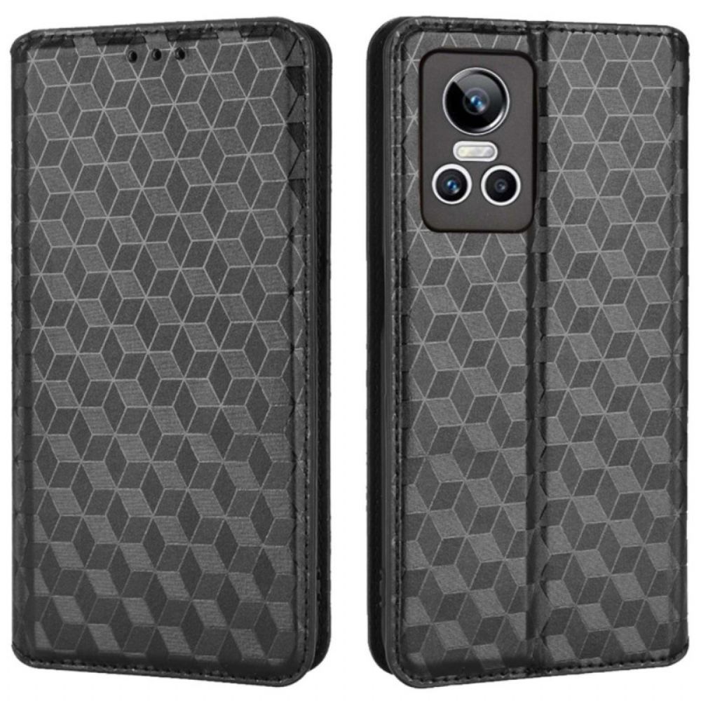 Schutzhülle Für Realme GT Neo 3 Flip Case Schottenmuster