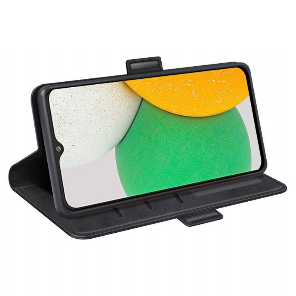 Flip Case Für Samsung Galaxy A03 Core Flip Case Doppelklappe
