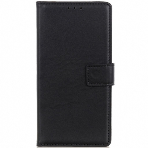 Flip Case Für Samsung Galaxy A03 Core Einfaches Kunstleder