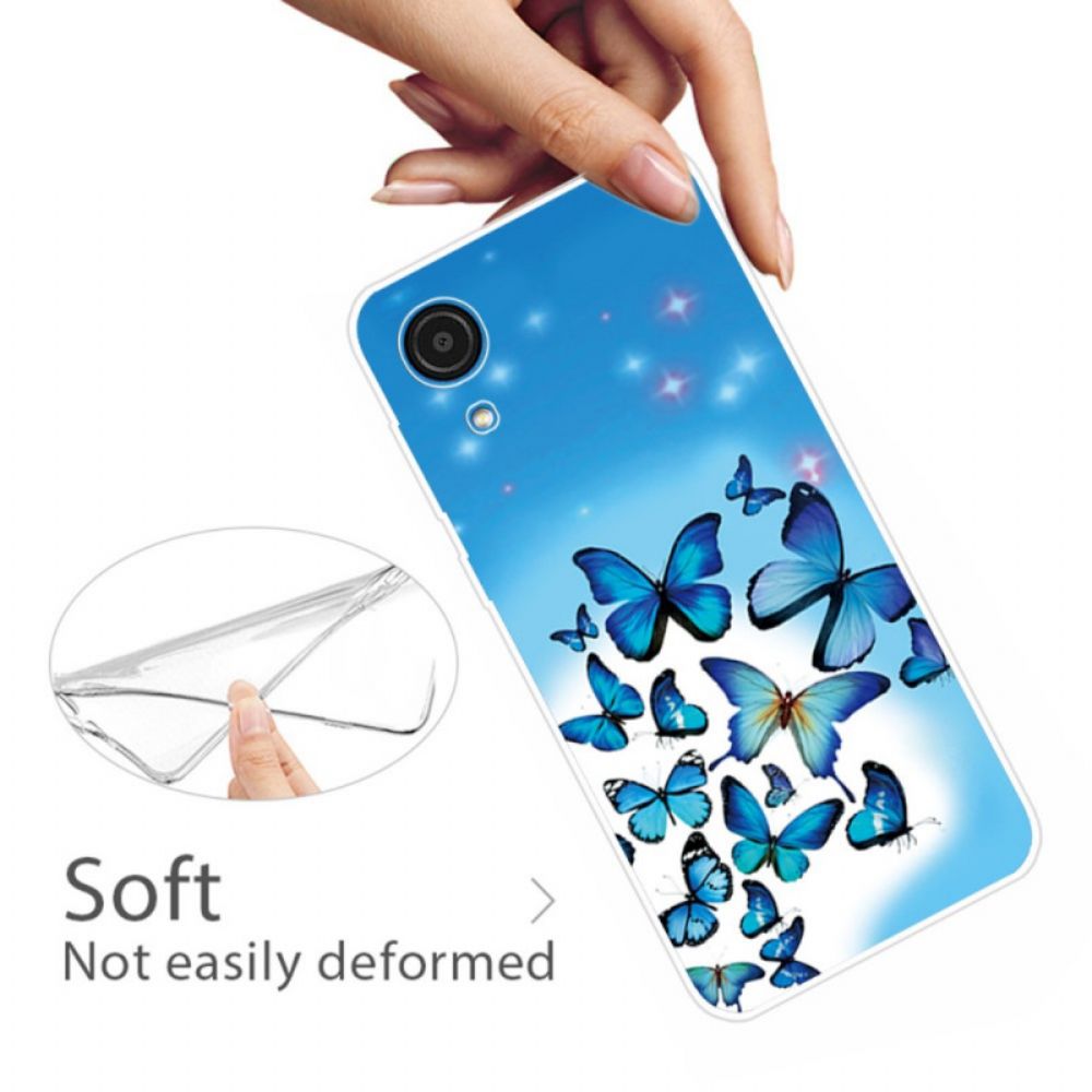 Hülle Für Samsung Galaxy A03 Core Schmetterlinge Schmetterlinge 2