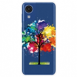 Hülle Für Samsung Galaxy A03 Core Transparenter Aquarellbaum
