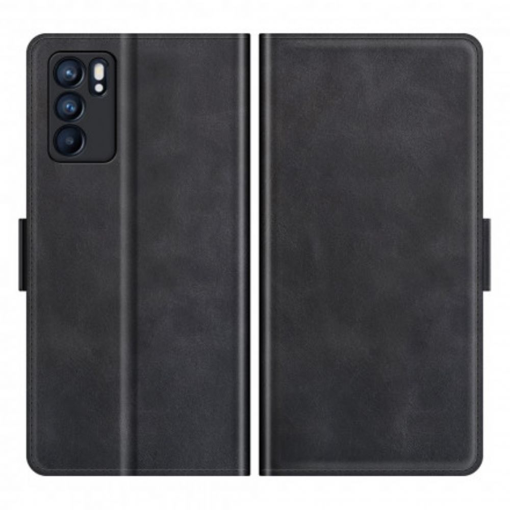 Flip Case Für Oppo Reno 6 5G Doppelsperre