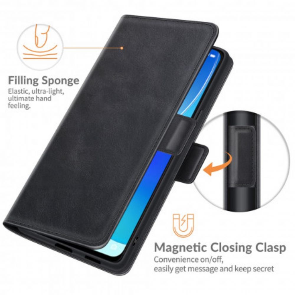 Flip Case Für Oppo Reno 6 5G Doppelsperre