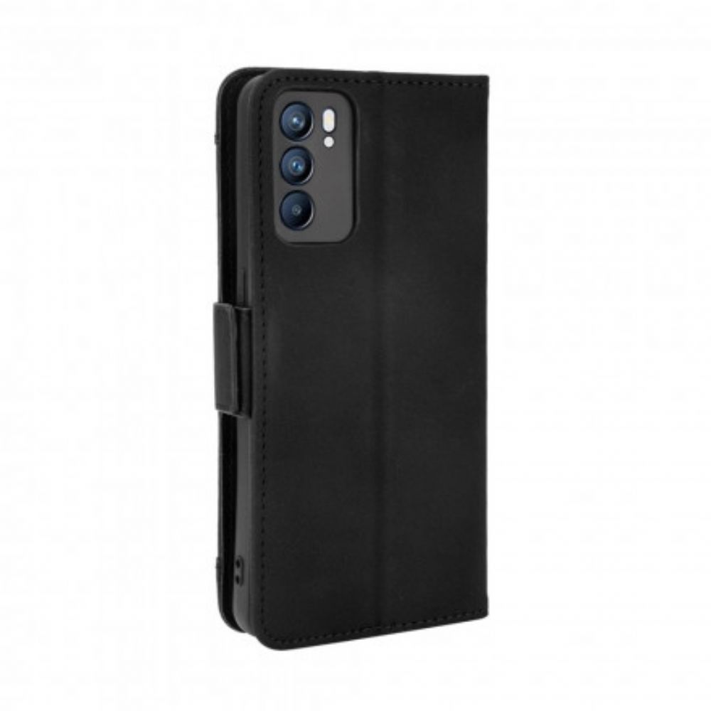 Flip Case Für Oppo Reno 6 5G Erstklassige Multi-karte