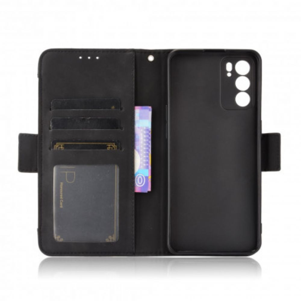 Flip Case Für Oppo Reno 6 5G Erstklassige Multi-karte