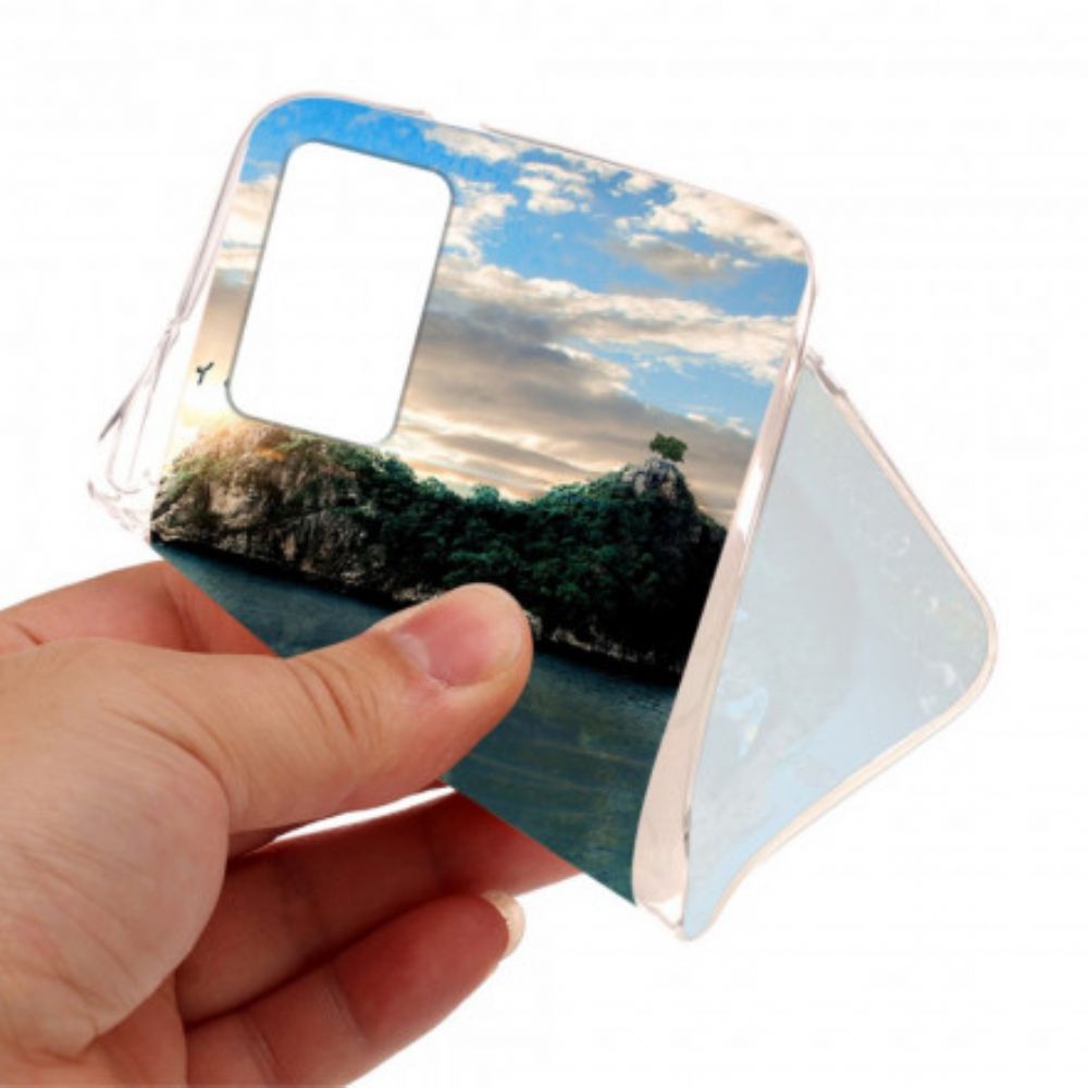 Handyhülle Für Oppo Reno 6 5G Blumenteppich
