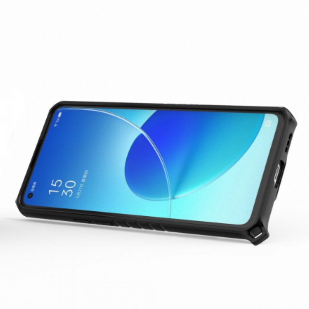 Handyhülle Für Oppo Reno 6 5G Wabe Mit Ring