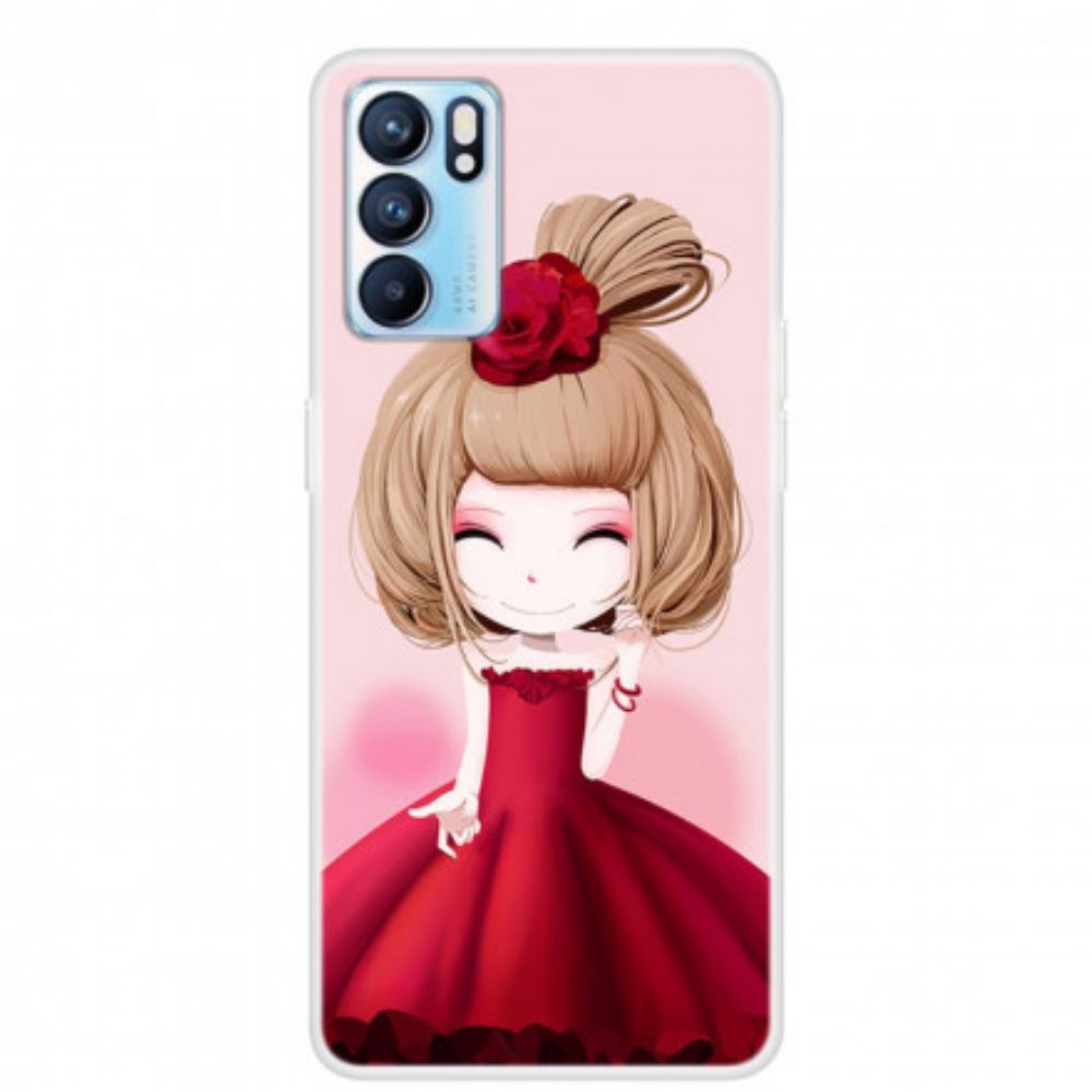 Hülle Für Oppo Reno 6 5G Manga-lady