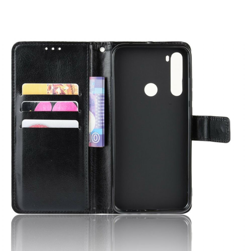 Flip Case Für Xiaomi Redmi Note 8T Auffälliges Kunstleder