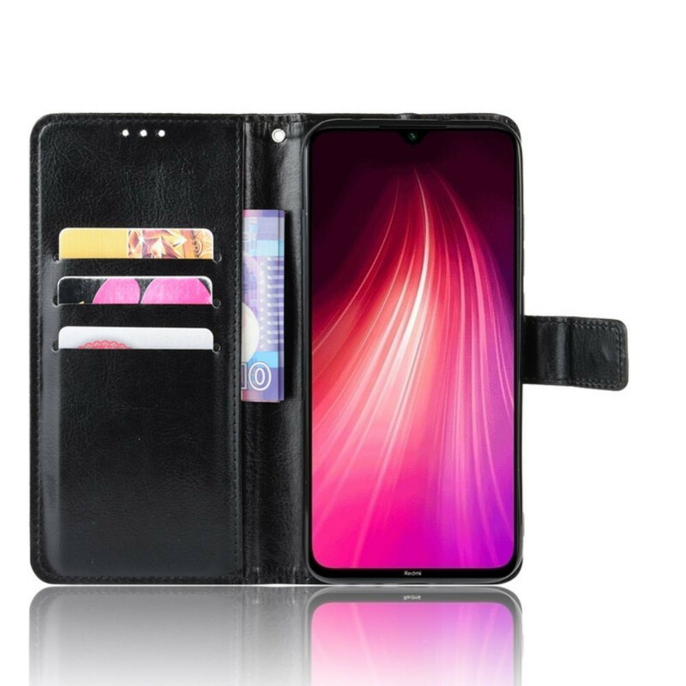 Flip Case Für Xiaomi Redmi Note 8T Auffälliges Kunstleder