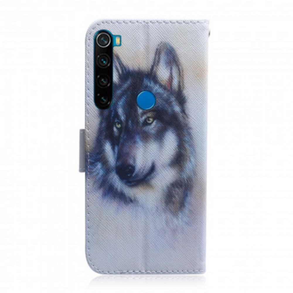 Flip Case Für Xiaomi Redmi Note 8T Hundeblick