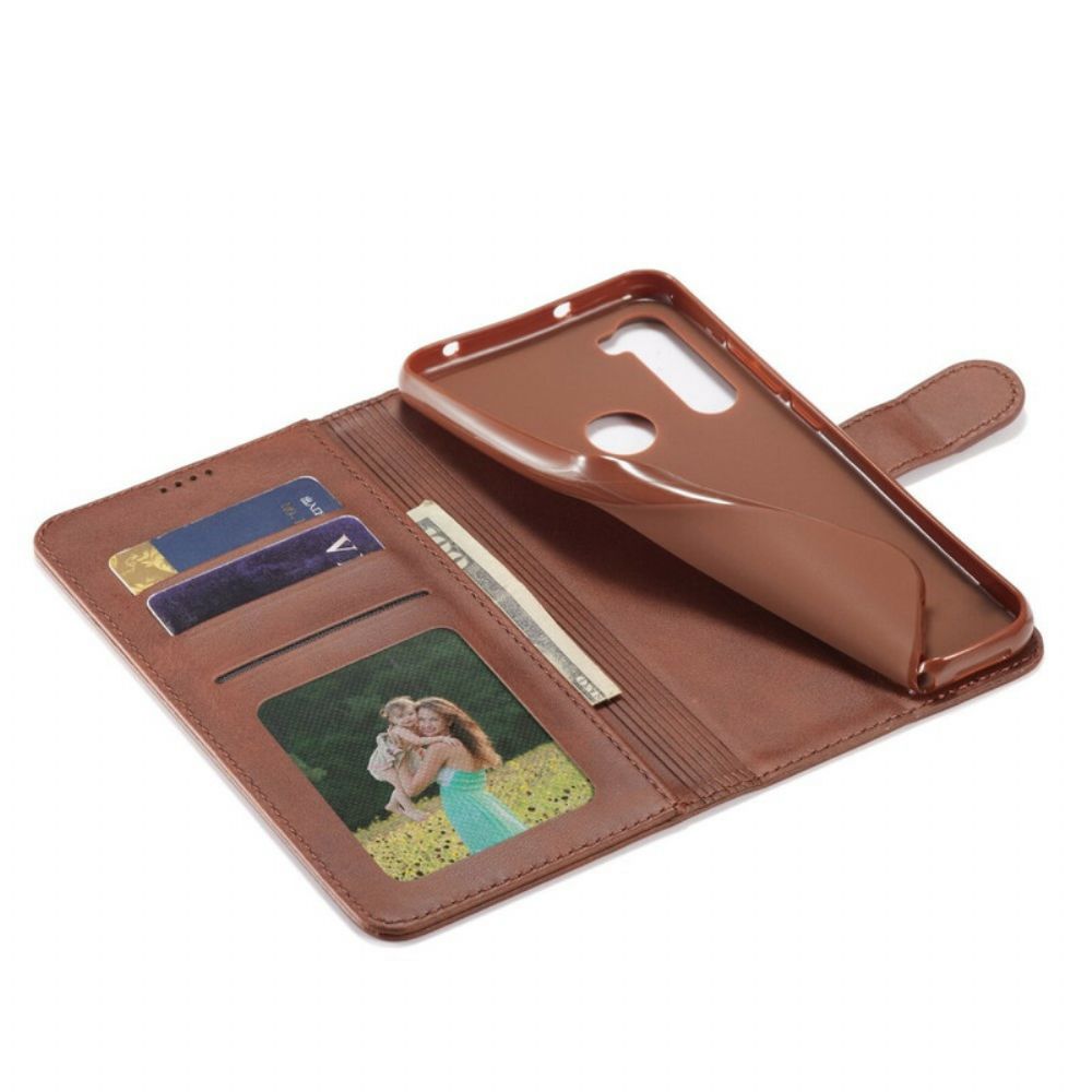 Flip Case Für Xiaomi Redmi Note 8T Lc.imeeke Ledereffekt